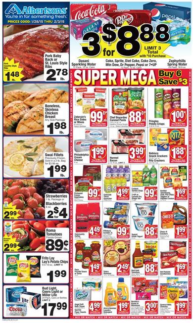 Albertsons Weekly Ad Preview Mixed Product Range