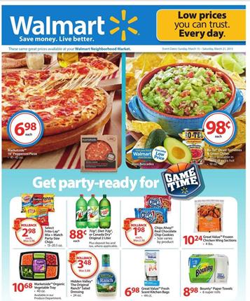 Walmart Ad Easter and Beauty Products M