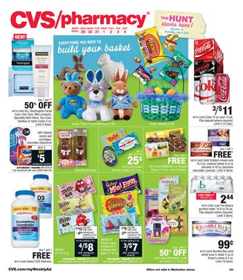 CVS Easter Ad April 2015 With Gifts and Chocolates