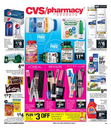 CVS Weekly Ad Aug 2 - Aug 8 2015 Pharmacy and Beauty
