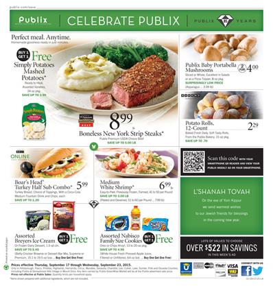 Publix Weekly Ad Preview Sep 17 - Sep 23 2015