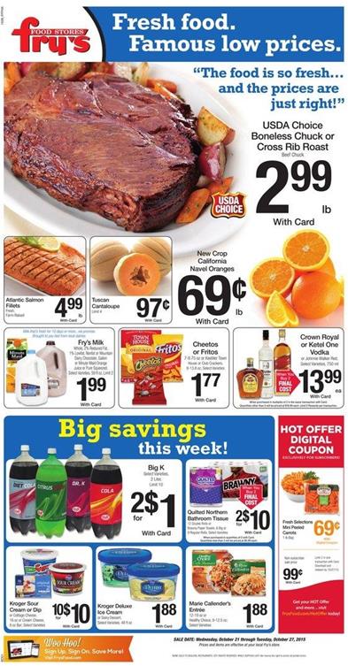 Fry's Weekly Ad Preview Oct 21 2015