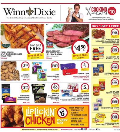 Winn Dixie Weekly Ad Products Oct 14 2015