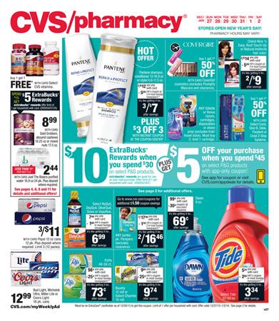 CVS Ad New Year Prices 2015