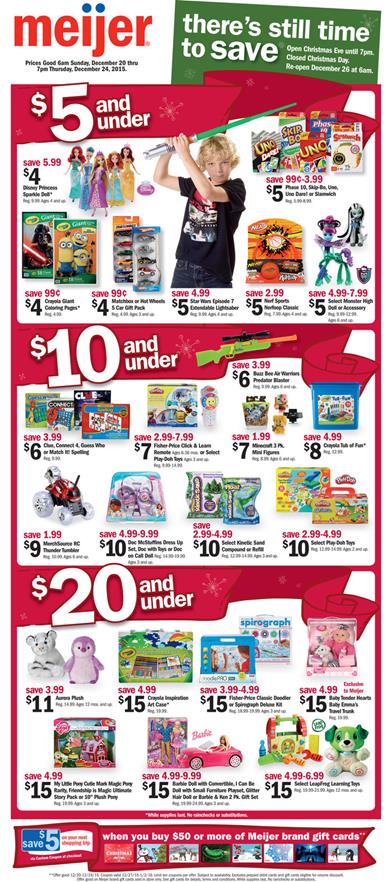 Meijer Ad Christmas Offers 2015