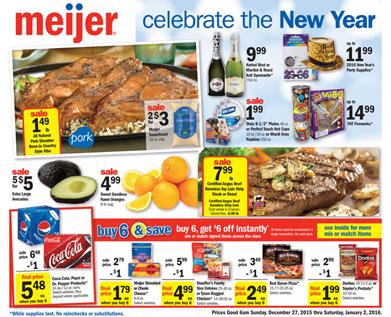 Meijer Ad New Year Deals 2015