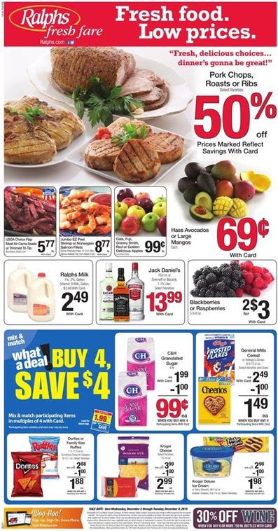 Ralphs Ad Dec 4 2015 Products On Sale