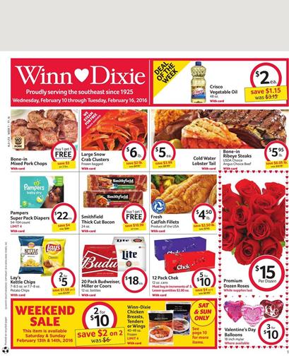 Valentine's Winn Dixie Ad