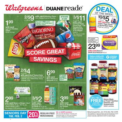 Walgreens Ad Feb 2 Game Time Snacks