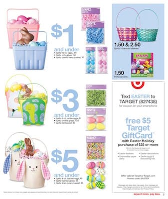 Target Ad Plastic Berry Basket Mar 2016