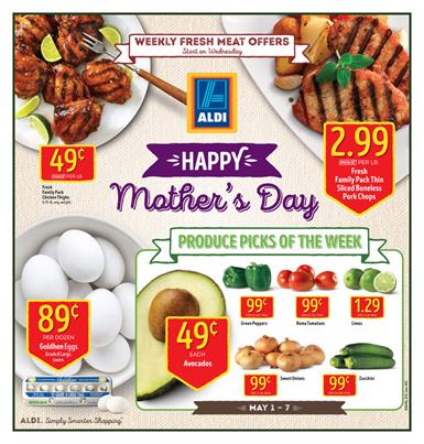 ALDI Weekly Ad Mother's Day Sale 2016