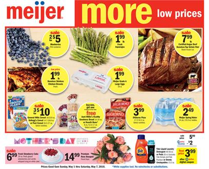 Meijer Weekly Ad May 1 2016