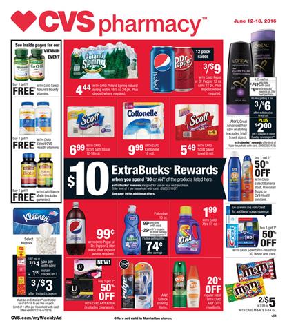 CVS Weekly Ad Jun 12 - 18 2016 Pharmacy Deals