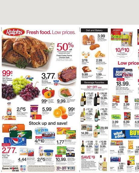 Ralphs Weekly Ad Aug 11 - 17 2016