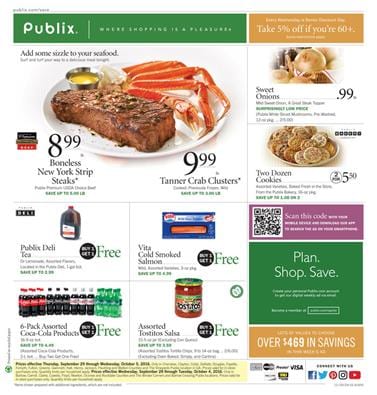 Publix Weekly Ad Sep 28 - Oct 4 2016