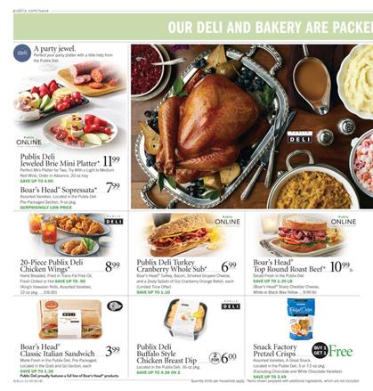 Publix Thanksgiving 2016 fully cooked turkey dinner