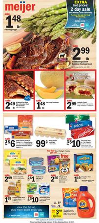 Food Deals Meijer Weekly Ad Feb 26 - Mar 4 2017