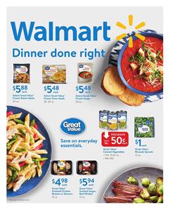 Walmart Weekly Ad Food Deals Jan 7 - Feb 1, 2018