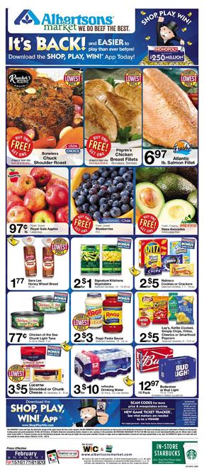Albertsons Weekly Ad Deals February 14 20 2018