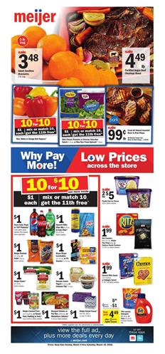 Meijer Weekly Ad Mix Or Match Get 11th Free