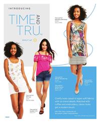 Exclusive Walmart Ad Womenswear Time and Tru