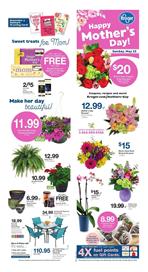 Kroger Ad Mothers Day Gifts May 9 15 2018