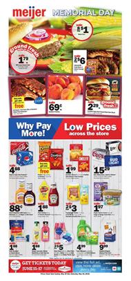 Meijer Weekly Ad Grilling Deals May 20 26 2018