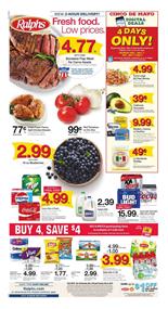 Ralphs Weekly Ad 4 Days Only Sale