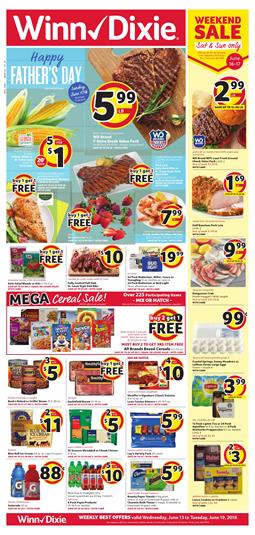 Winn Dixie Weekly Ad Grocery Products Jun 13 19 2018