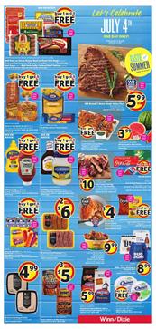Winn Dixie Ad 4th of July One Day Sale 2018