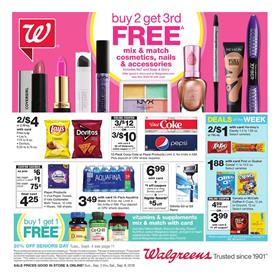 Walgreens Weekly Ad Deals Sep 2 8 2018