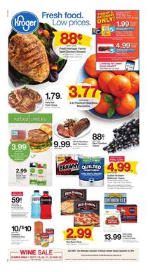 Kroger Weekly Ad Mix and Match Sale Sep 19 25 2018