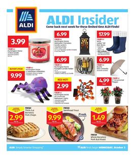 Aldi Insider Ad Deals Oct 3 9 2018
