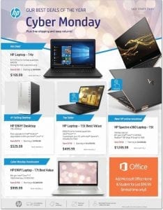 HP Cyber Monday Ad 2018