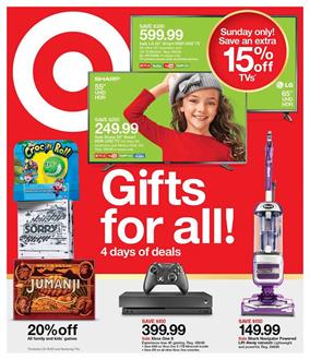 Target Ad Gifts TVs and Entertainment Nov 18