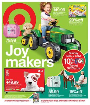 Target Weekly Ad Holiday Toy Sale Dec 2 8 2018