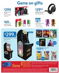 Walmart Ad Nov 2 17 2018 Game Gifts