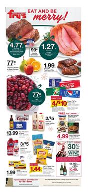 Frys Weekly Ad Holiday Foods Dec 12 18 2018