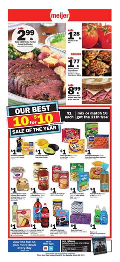 Meijer Weekly Ad Mix or Match Sale Mar 10 16 2019