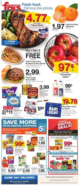 Frys Weekly Ad Digital Coupons Apr 24 30 2019
