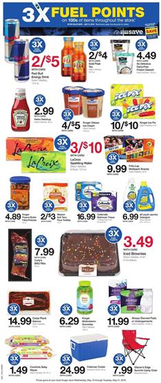 Kroger Weekly Ad 3x Fuel Points May 15 21 2019