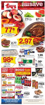 Frys Grocery Deals Aug 14 20 2019 Weekly Ad Sale