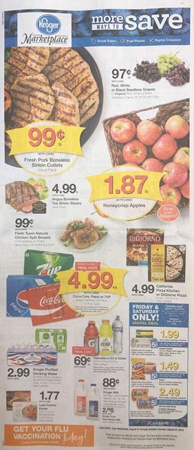 Kroger Weekly Ad Preview Aug 21 27