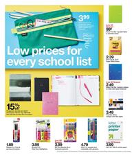 Target School Products Weekly Ad Sale Aug 18 24 2019