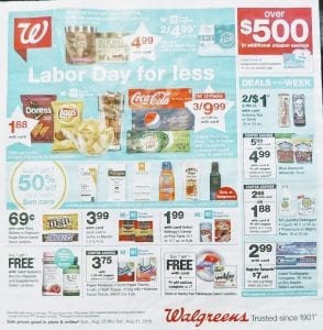 Walgreens Weekly Ad Preview Aug 25 31 2019