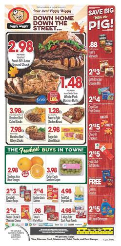 Piggly Wiggly Weekly Ad Deals Oct 9 15 2019