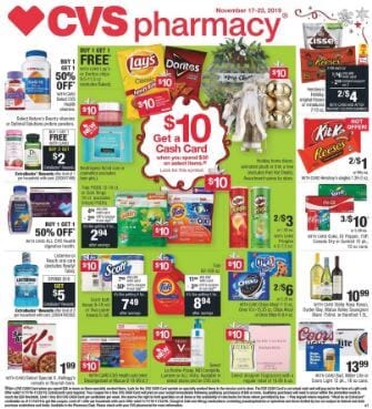 CVS Holiday Gifts and Cash Card Deal Nov 17 23 2019