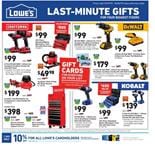 Lowe's Ad Last-Minute Gifts Dec 19 - 24, 2019