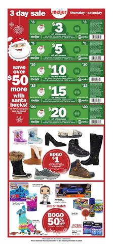 Meijer 3 Day Sale Christmas Clothing Dec 2019