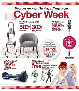 Target Cyber Monday Sale 2019